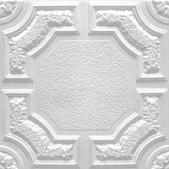 Marbet ceiling tiles Caracas white, 50x50cm