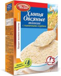 Uvelka oat flakes with bran, 400g