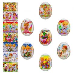 Easter eggs thermofoil set "Angels", for 7 eggs