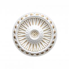 Marbet ceiling rosettes of styrofoam gold color, patterned