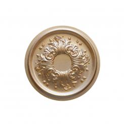 Marbet ceiling rosettes of styrofoam gold color, patterned