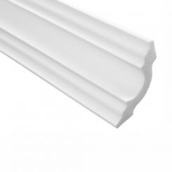 Marbet stucco moldings E-14 white, 50 x 50 mm