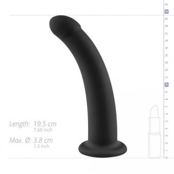 No Parts - Parker Dildo 19,5 cm - Schwarz