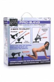 Pro bang sex machine with remote control