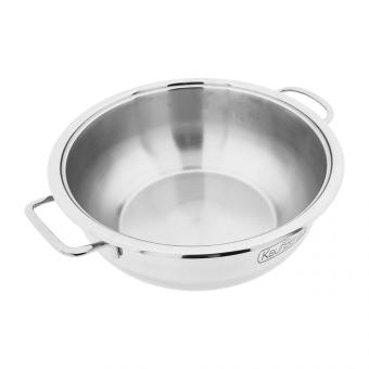 B-Ware BEM Dampfkocher 26 cm aus Edelstahl, 6-tlg. Induktion geeignet