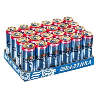 Aktion: Bier-Set 24xBALTIKA EXPORT Nr.7 & Trockenfisch-Set GRATIS (3x50g)