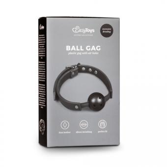 Ball Gag with PVC Ball - Black