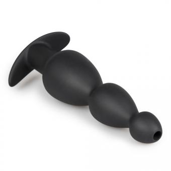 Long Hollow Silicone Anal Plug