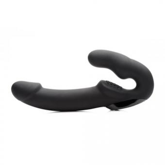 Urge strap-on vibrator without straps - black