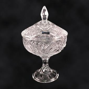 Bohemia Crystal Bonboniere auf Fuß MIRANDA