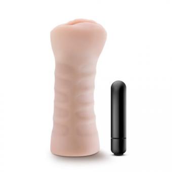 M for Men - Masturbator Ashley with bullet vibrator - Vagina