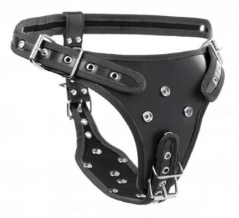 Double Penetration Strap-On Harness - Black