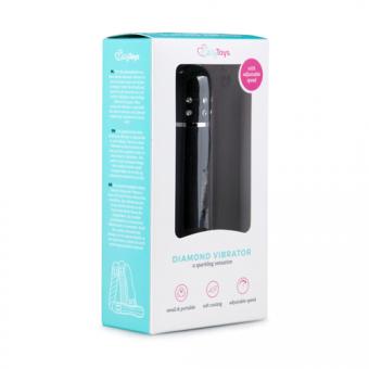 EasyToys Mini-Vibrator glatt in Schwarz