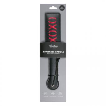 Black leather swatter - XOXO