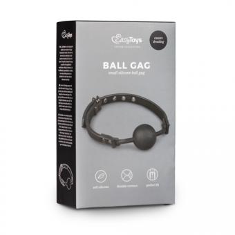 Ball gag with silicone ball