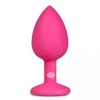 Diamond anal plug small - pink