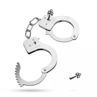 Metal handcuffs - silver color