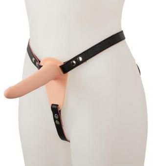 Strap-on mit vibrierendem Dildo