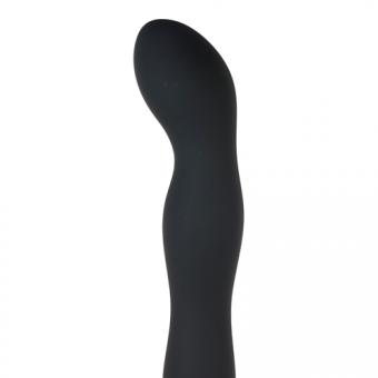 Wavy anal vibrator in black