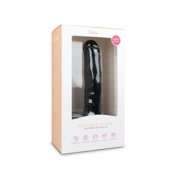 Realistic black dildo - 29.5 cm