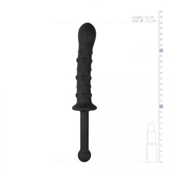 The Handler Dildo With Handle - Black