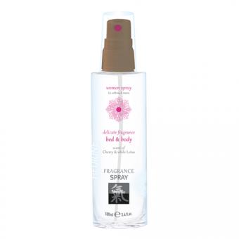 Pheromone Bed &amp; Body fragrance for women - cherry and white lotus