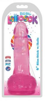 Dildo mit Hoden 15 cm - Cherry Ice