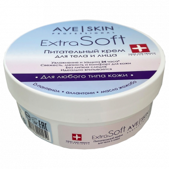 MODUM Körper- und Gesichtscreme "AVE SKIN", Extra Soft Nährend, 200 g