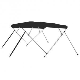 4-Bow Bimini-Top Schwarz 243x210x137 cm