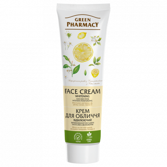 Green pharmacy face cream, natural whitening, 100 m