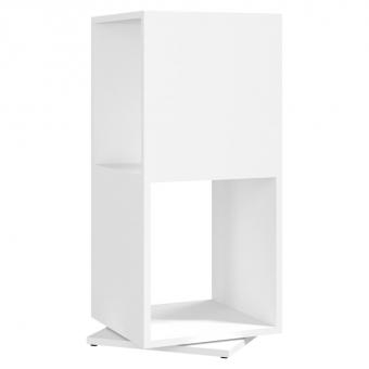 Revolving shelf 34.5x34.5x75.5cm File shelf Standing shelf