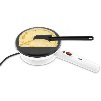 SET 2x BEM Kabelloser Pfannkuchen Maker, perfekte Crepes in nur ca. 30 Sekunden