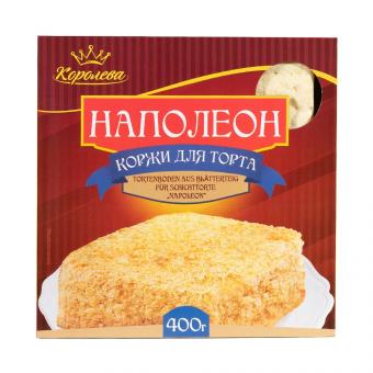 Korolewa cake base for cake "Napoleon", 400g