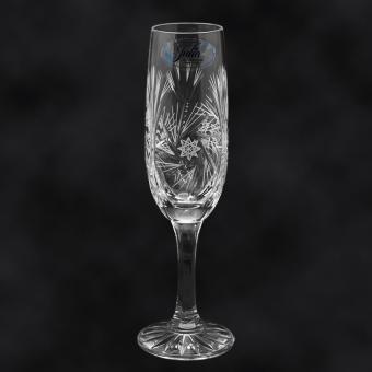 Champagne glass set of 6 170 ml, H: 21.5 cm, D: 5 cm