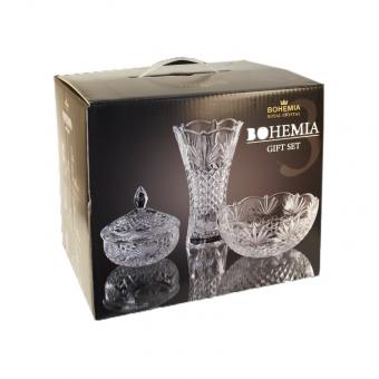 Bohemia Royal Cristal gift set 3 pieces