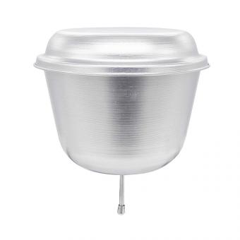 Water dispenser 6 L, made of aluminum, H - 24.5 cm, D - 27 cm