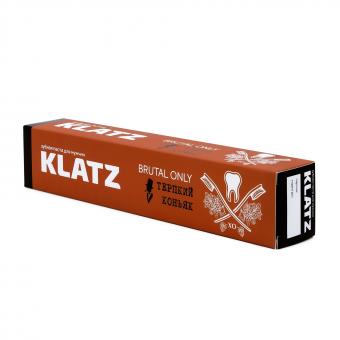 Klatz Zahnpasta für Männer BRUTAL ONLY Herber Cognac ohne Fluorid 75 ml