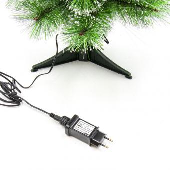 Christmas tree "Spruce" with color-changing light fibers, incl. mains adapter and stand, 60 cm