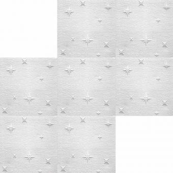 Marbet ceiling tiles Zima white, 50x50cm