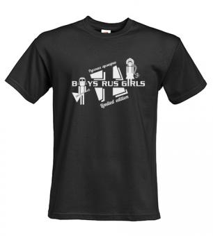 T-Shirt Boys Rus Girls schwarz