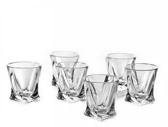 Vodka glasses - set "QUADRO 5,5" 6 pcs.