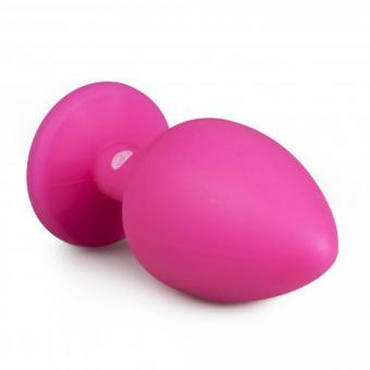 Diamond anal plug large - pink