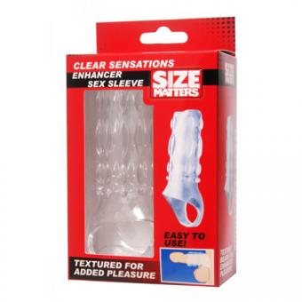 Clear Sensations Enhancer Sex Sleeve