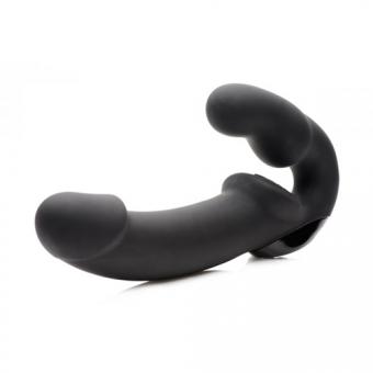 Urge strap-on vibrator without straps - black