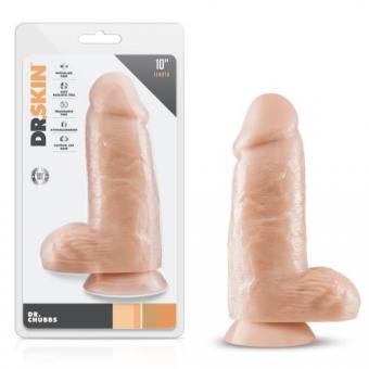 Dr. Skin – Dr. Chubbs Dildo mit Saugnapf 25,4 cm – Vanille