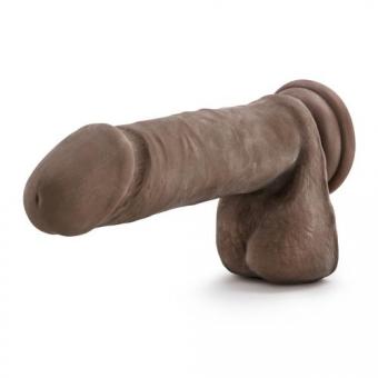 Dr. Skin – Mr. Magic Dildo mit Saugnapf 22,8 cm – Schokolade