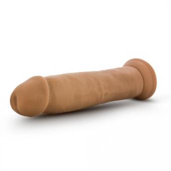 Dr. Skin – Realistischer Dildo mit Saugnapf 24 cm – Mokka