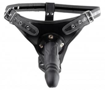 Double Penetration Strap-On Harness - Black