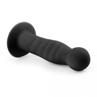 Silicone Suction Cup Dildo - Black