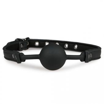 Ball gag with silicone ball